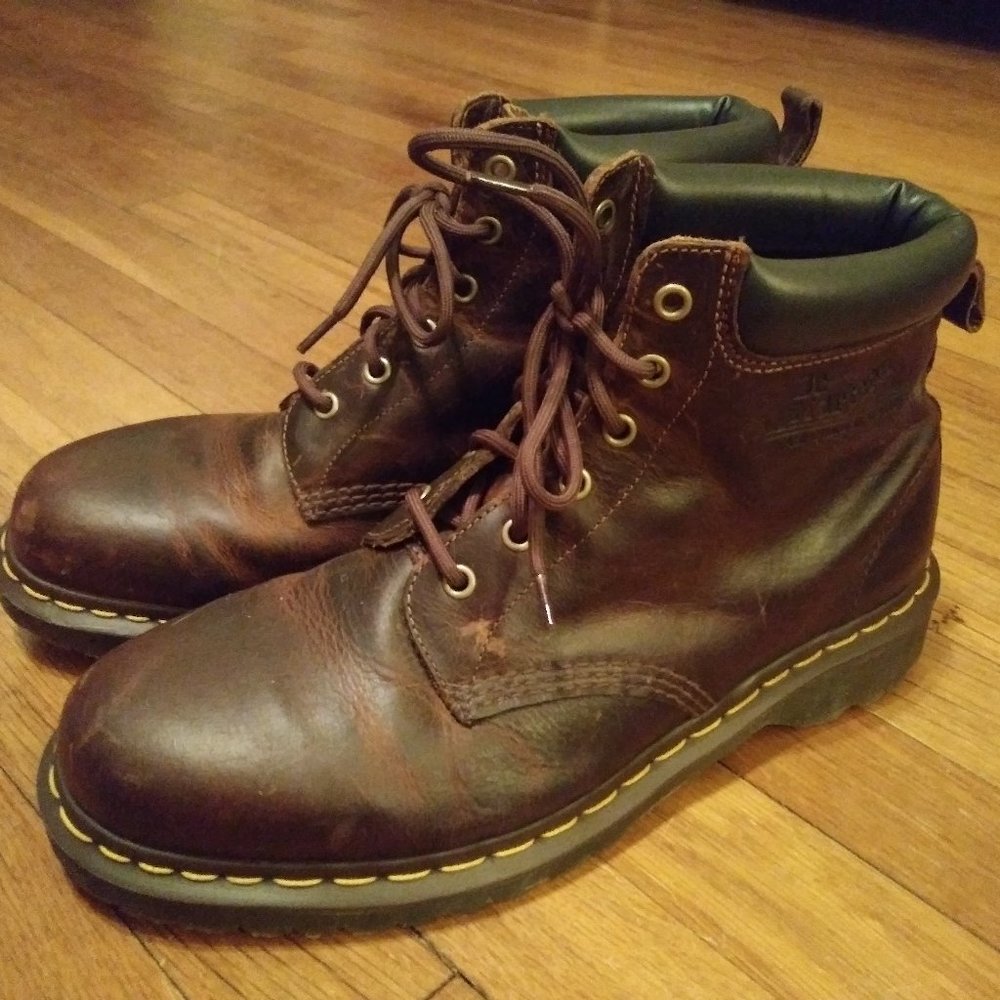 Reddish Brown Dr. Doc Martens Sz 11 Leather Boots